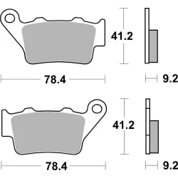 Plaquettes de frein BREMBO Road Carbon Ceramic