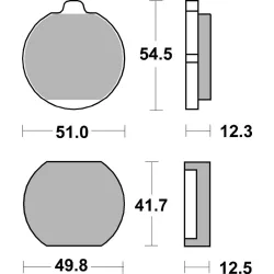 Plaquettes de frein BREMBO route carbone céramique Plaquettes de frein BREMBO route carbone céramique