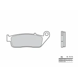 Plaquettes de frein BREMBO route métal fritté Plaquettes de frein BREMBO route métal fritté