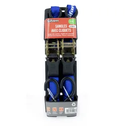 Sangle 2pcs Avec Cliquets
