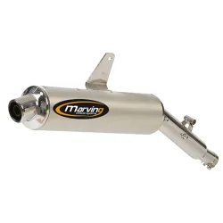 Silencieux Amacal DR600/650 DJEBEL Ø100 Chromé Revêtement Alu Silencieux Amacal DR600/650 DJEBEL Ø100 Chromé Revêtement Alu