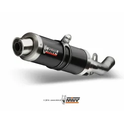 Silencieux MIVV GP inox brossé noir Suzuki GSX-S1000 Silencieux MIVV GP inox brossé noir Suzuki GSX-S1000