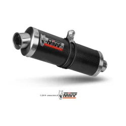 Silencieux MIVV Oval Classic carbone Suzuki GSX-R600/R750 Silencieux MIVV Oval Classic carbone Suzuki GSX-R600/R750