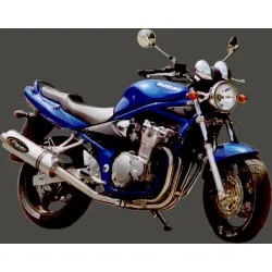 Silencieux Superline 600 BANDIT Big Oval Titane Silencieux Superline 600 BANDIT Big Oval Titane